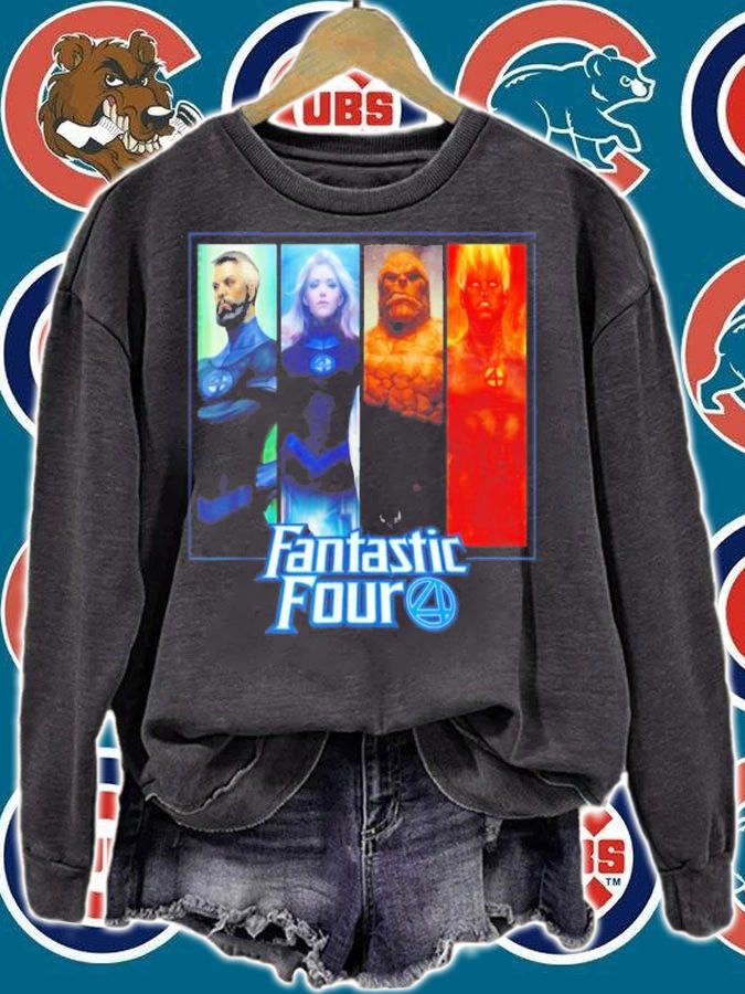Marvel Fantastic Four Family Character Grid Shirt