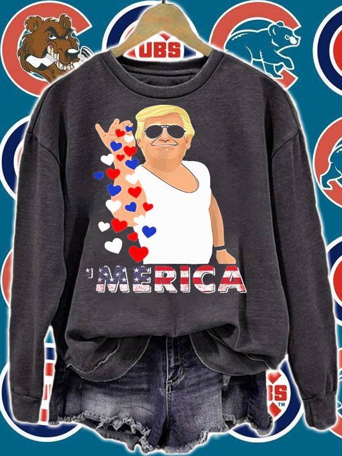 Merica Pro Trump Salt Valentines Day Trump T-Shirt