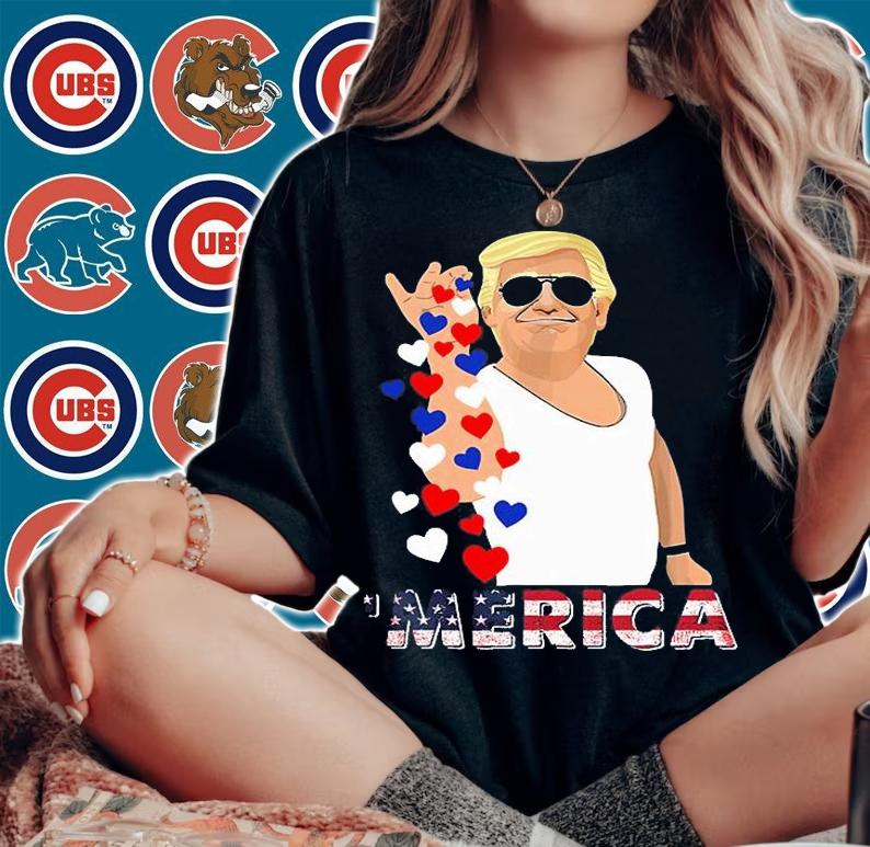 Merica Pro Trump Salt Valentines Day Trump T-Shirt