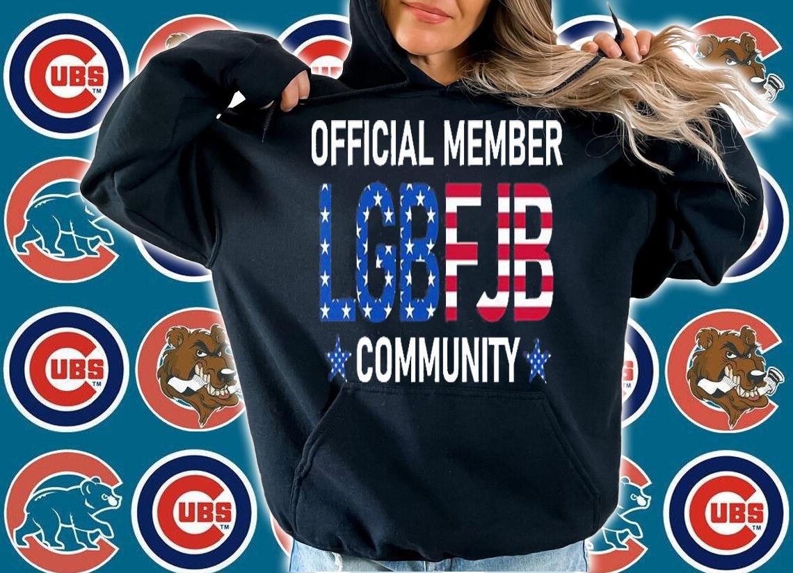 Nice Official Member LGBFJB Community USA Flag T-Shirt hoodie
