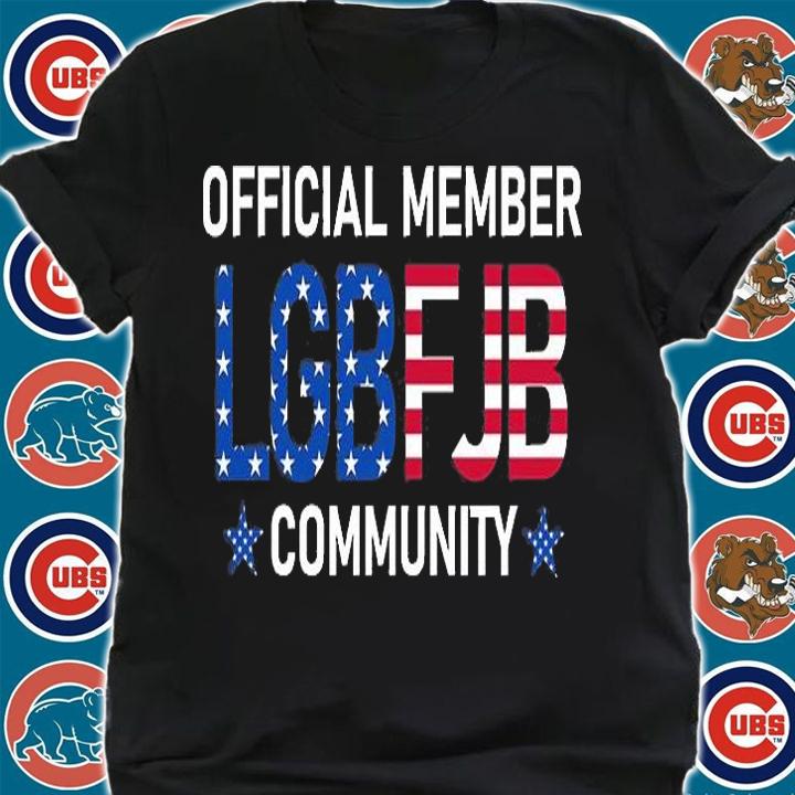 Nice Official Member LGBFJB Community USA Flag T-Shirt shirt