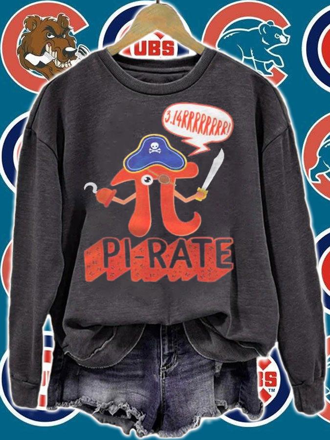 Pi Day Pi Pirate Math Teacher Geek 3.14 Costume Mathematics Shirt