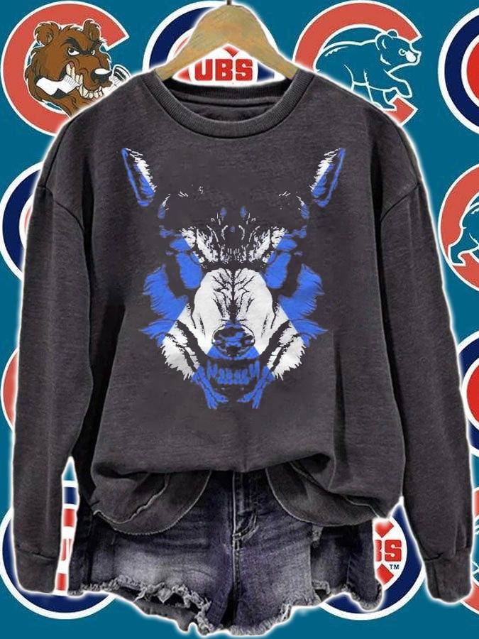 Scotland Scottish Flag Wolf Scots Football Rugby Shirt sweatshirt