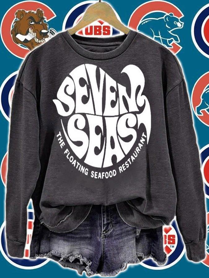 Seven Seas The Floating Seafood Restaurant T-Shirt sweatshirt