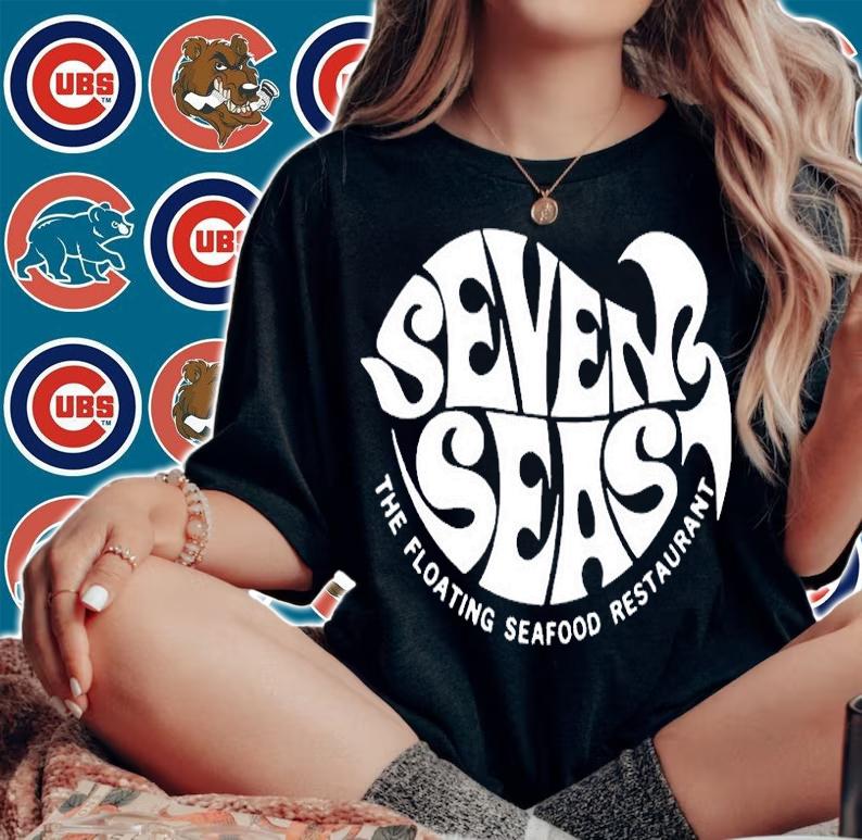 Seven Seas The Floating Seafood Restaurant T-Shirt woman shirt
