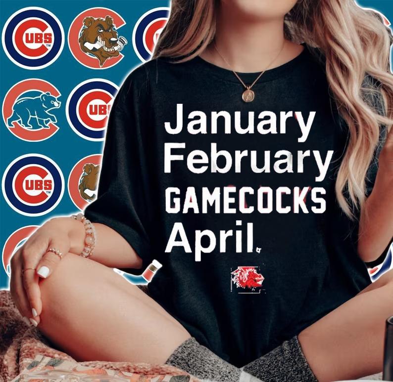 South Carolina Basketball January February Gamecocks April Shirt