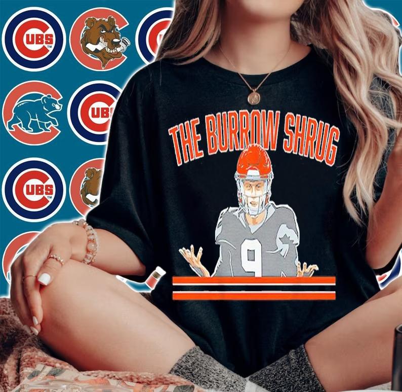 The Joe Burrow Shrug Football Shirt