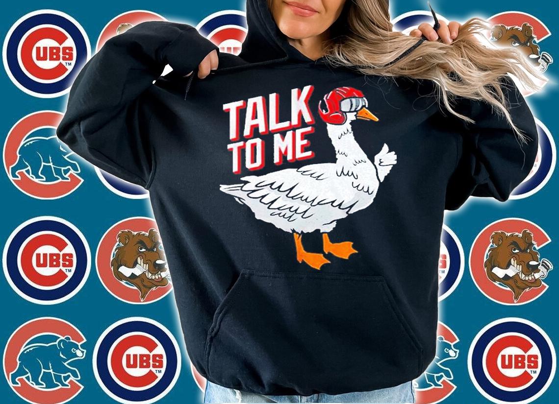 Top Gun Duck Talk To Me Goose Design Funny T-Shirt hoodie