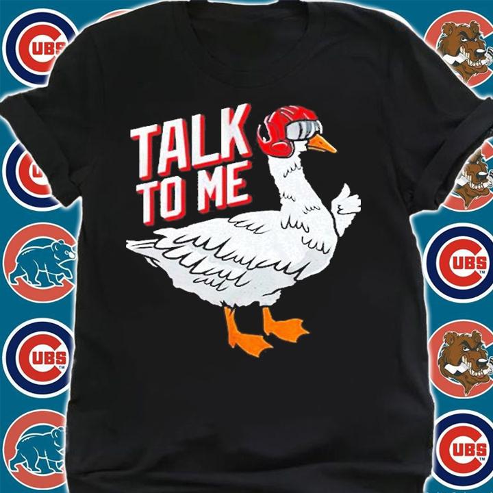 Top Gun Duck Talk To Me Goose Design Funny T-Shirt shirt