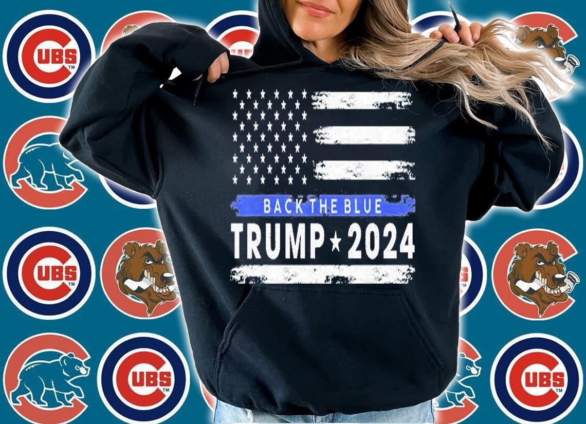 Trump 2024 Back The Blue 2024 T-Shirt hoodie