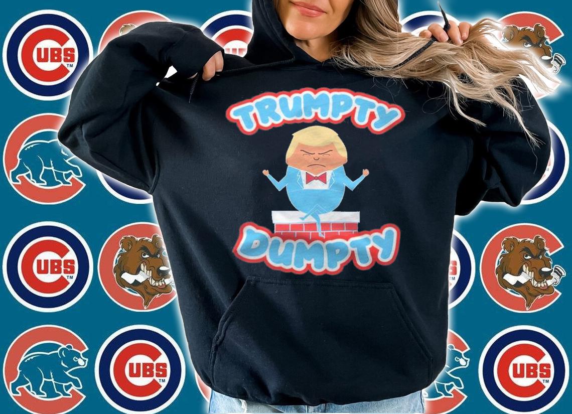 Trumpy Dumpty Funny Donald Trump Brick Wall T-Shirt hoodie