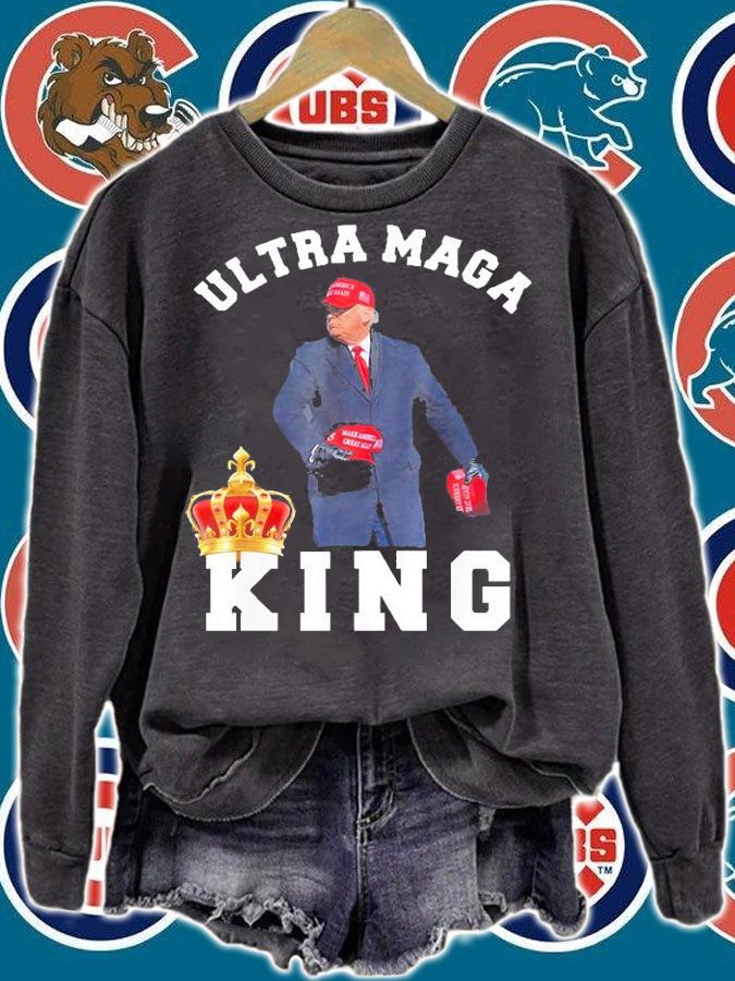 Ultra Maga The Return Of The Great MAGA King Trump Supporter T-Shirt