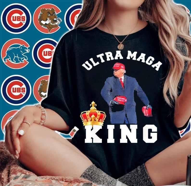 Ultra Maga The Return Of The Great MAGA King Trump Supporter T-Shirt