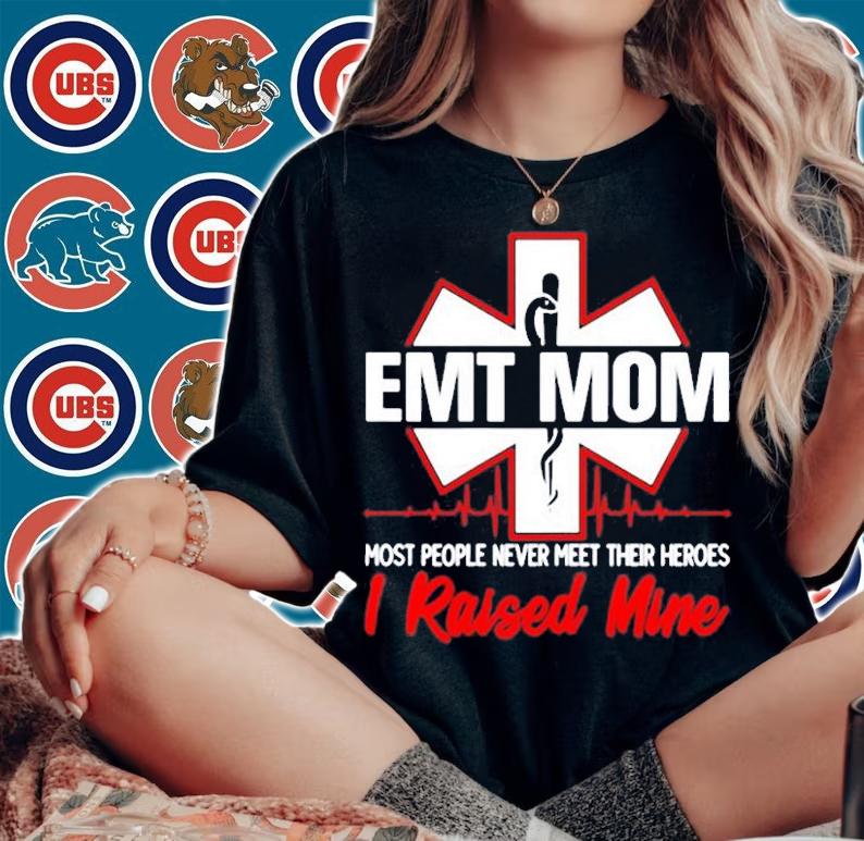 Womens Emt Mom Emergency Medical Technician Mothers Day Ambulance T-Shirt woman shirt