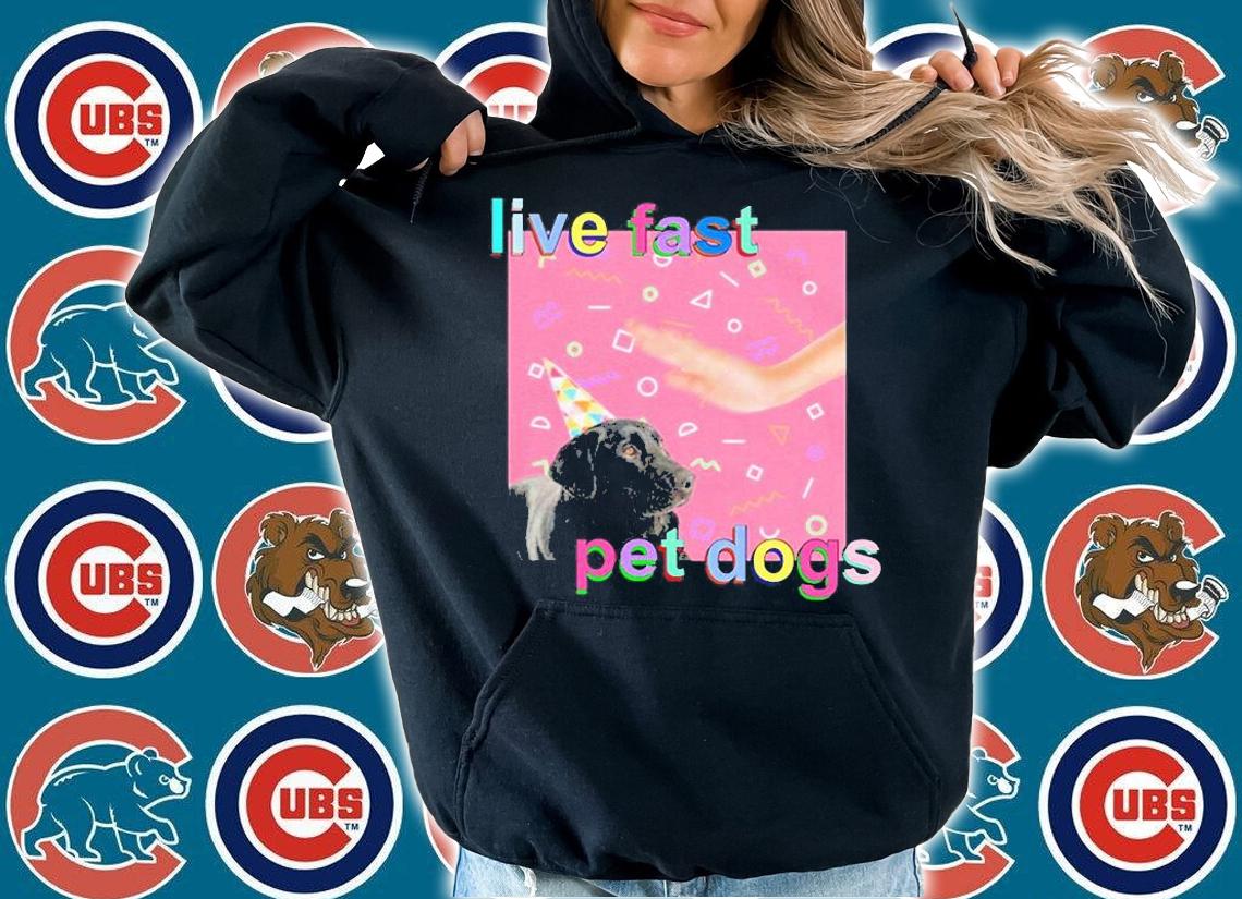 Zach Heltzel Live Fast Pet Dogs Robots With Rayguns T-Shirt hoodie