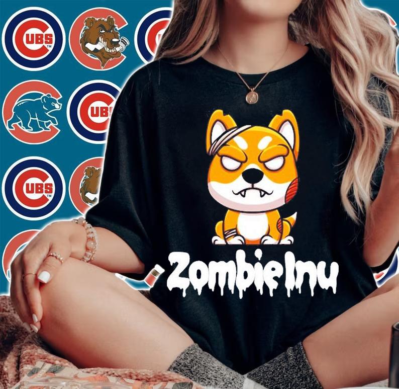 Zinu Zombie Inu Zinutoken T-Shirt woman shirt