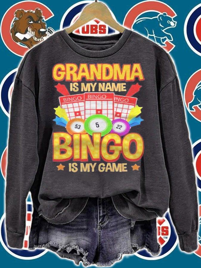 Grandma Is My Name Bingo Is My Game Shirt