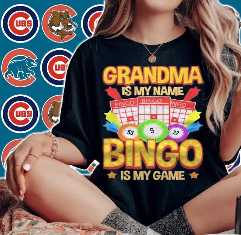 Grandma Is My Name Bingo Is My Game Shirt