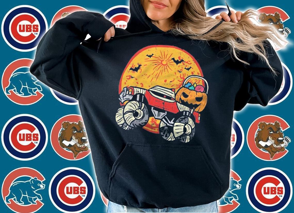 Kids Mummy Monster Truck Pumpkin Moon Halloween Toddler Boys Kids Shirt