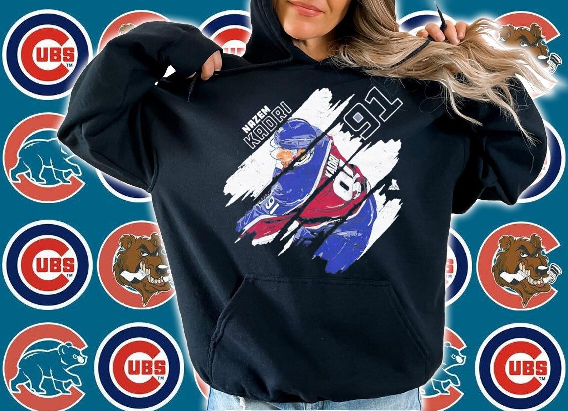 Nazem Kadri Colorado Stripes Colorado Hockey Shirt hoodie