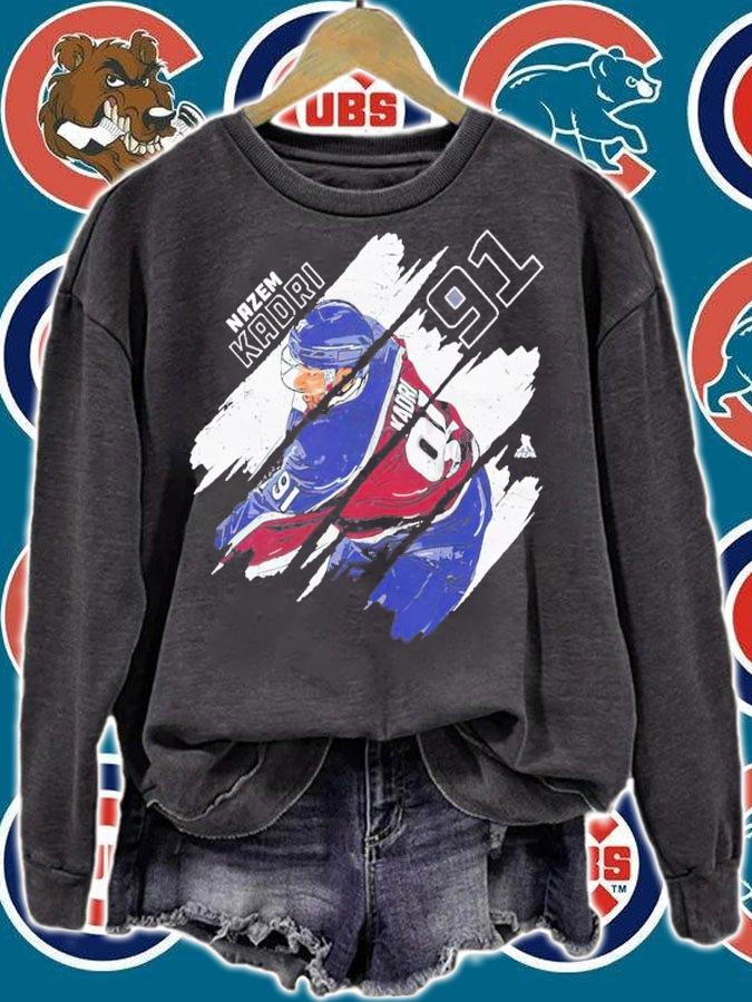 Nazem Kadri Colorado Stripes Colorado Hockey Shirt sweatshirt