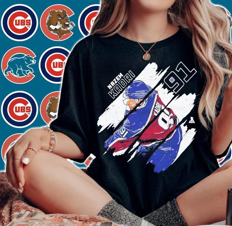Nazem Kadri Colorado Stripes Colorado Hockey Shirt woman shirt