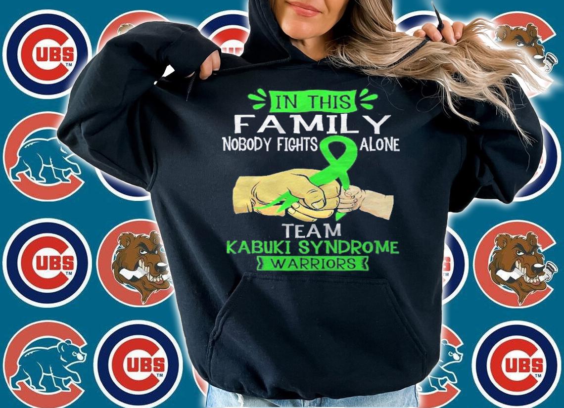 Nobody Fights Alone Team Kabuki Syndrome Warrior Shirt