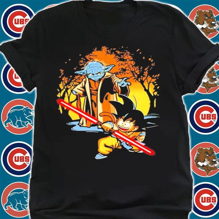 Star Wars Yoda And Dragon Ball Z Son Goku Shirt