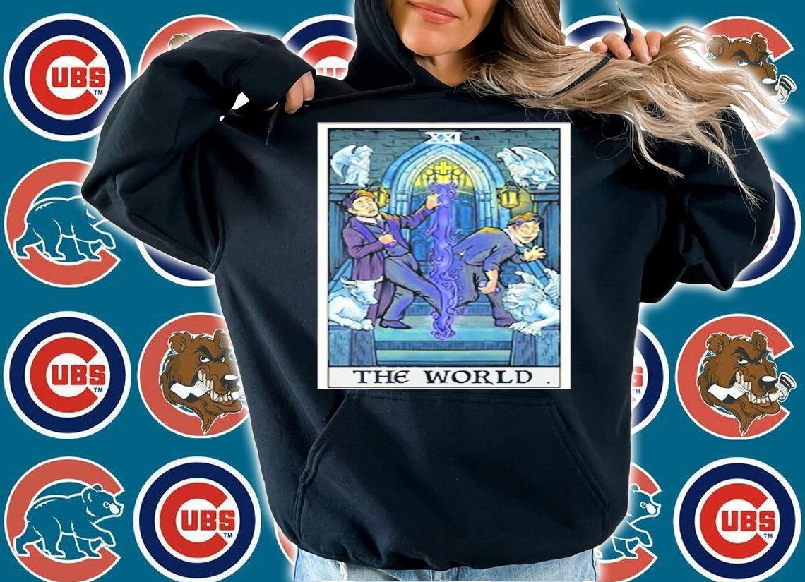 The World Tarot Card Dr Jekyll Mr Hyde Halloween Gothic T-Shirt hoodie