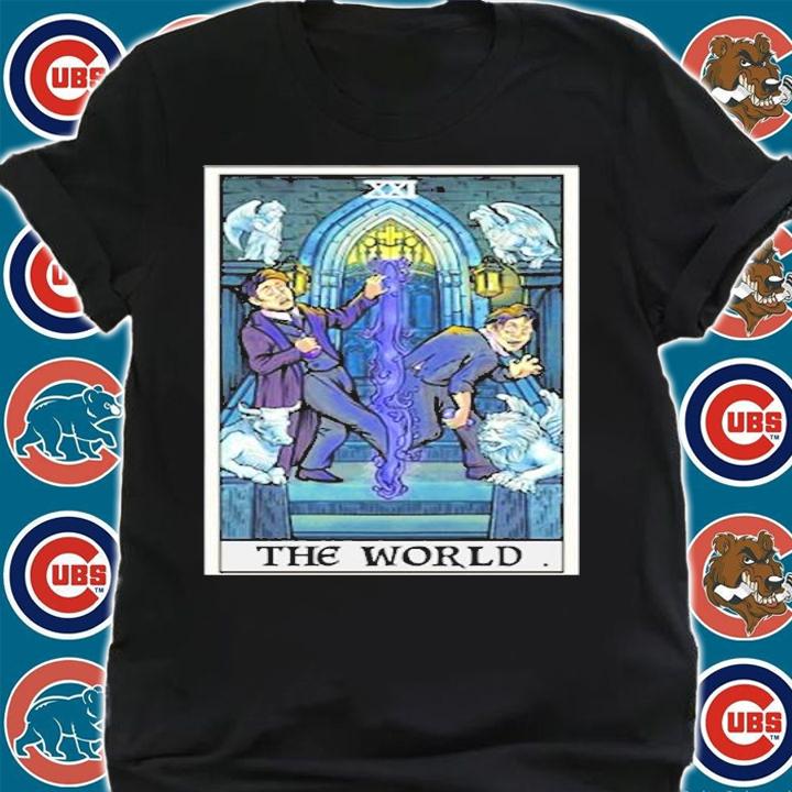 The World Tarot Card Dr Jekyll Mr Hyde Halloween Gothic T-Shirt shirt