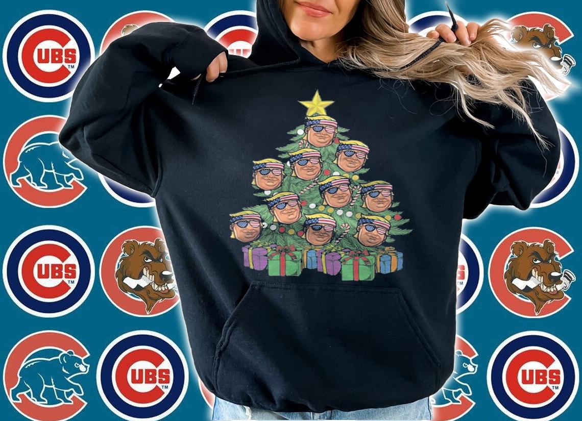 Trump Christmas Tree Trump Ornaments Trump 2024 T-Shirt