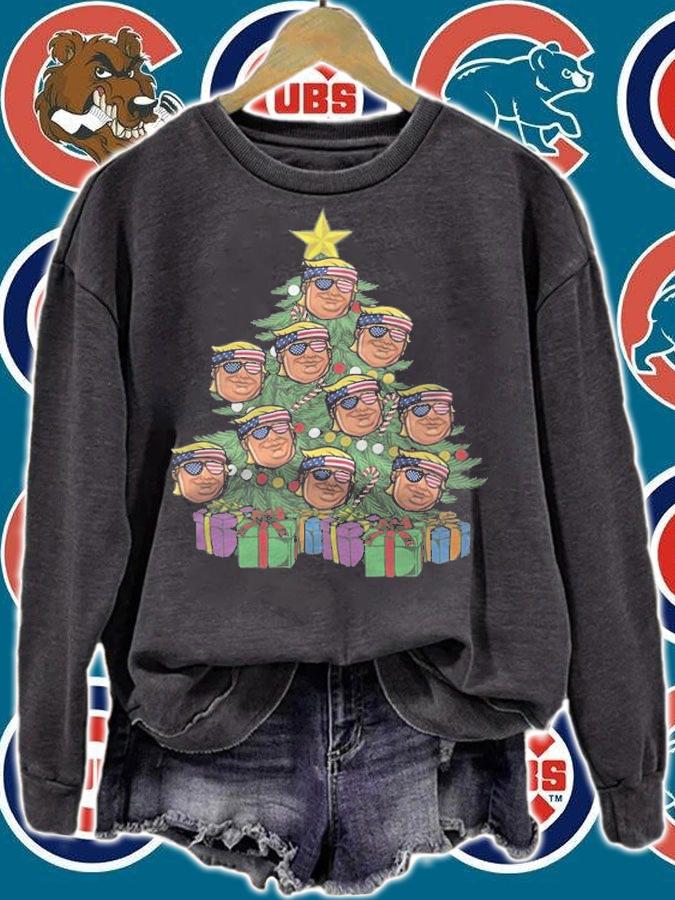 Trump Christmas Tree Trump Ornaments Trump 2024 T-Shirt