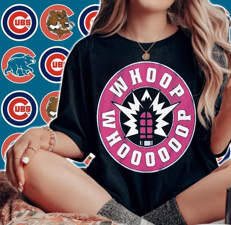 Whoop Whooooop Logo T-Shirt woman shirt