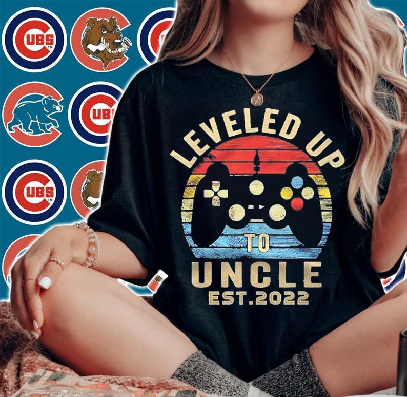 I Leveled Up To Big Uncle Est 2022 Promoted Shirt woman shirt