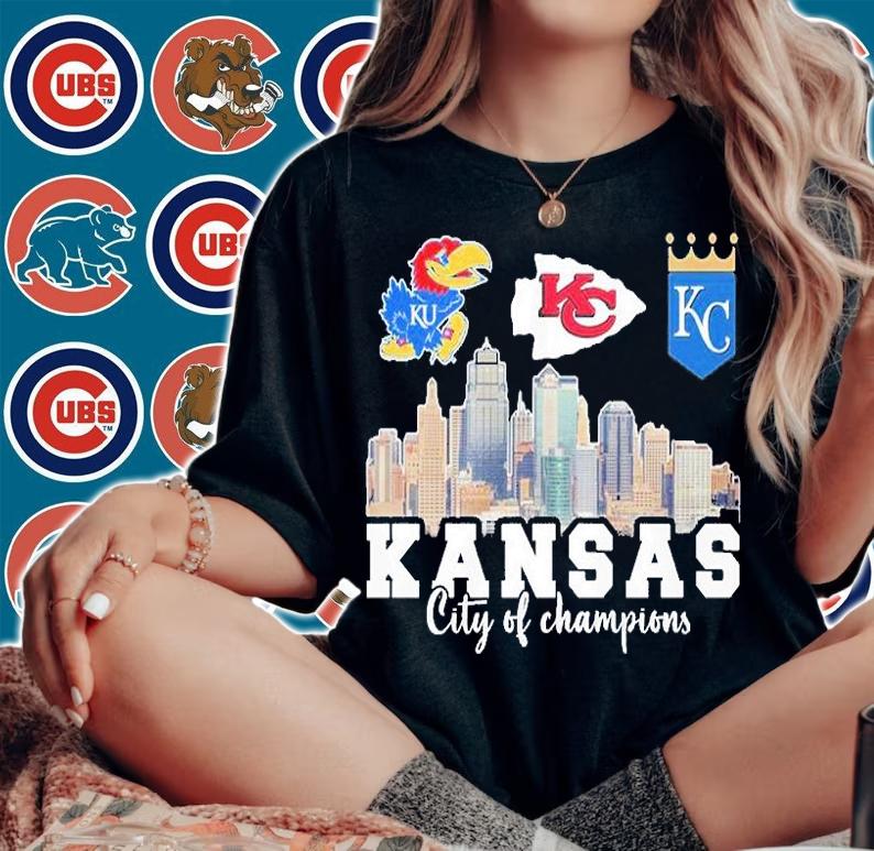 Kansas City Of Champions T-Shirt woman shirt