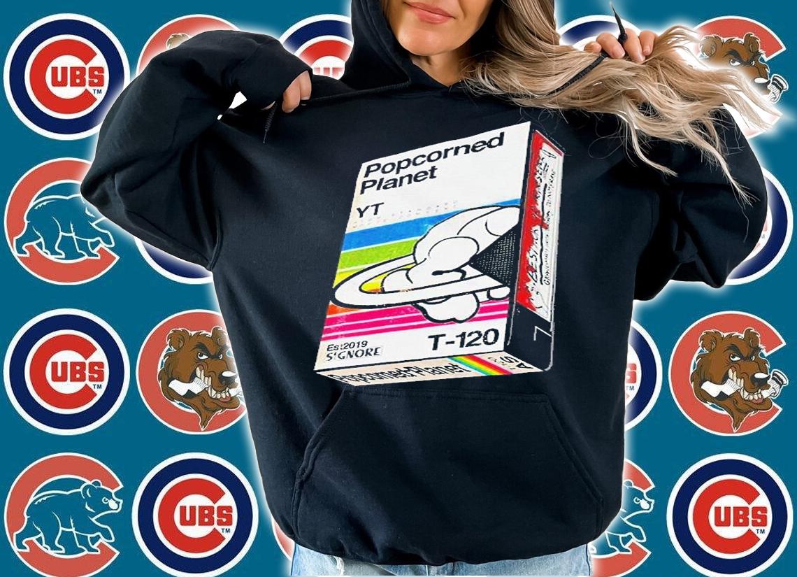 Popcorned Planet Vhs Sleeve T-Shirt hoodie