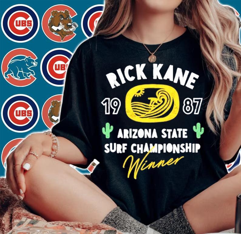Rick Kane 1987 Arizona State Surf Championship Winner Shirt woman shirt
