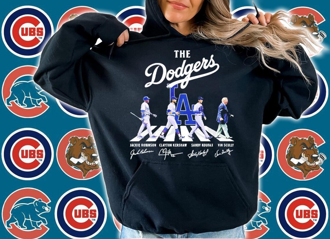 The Dodgers Baseball Abbey Road Signatures T-Shirt