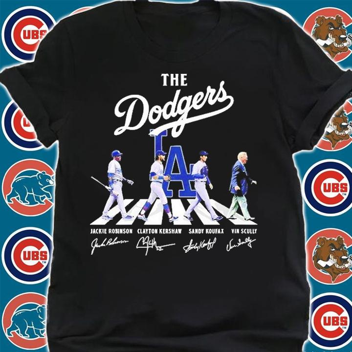 The Dodgers Baseball Abbey Road Signatures T-Shirt