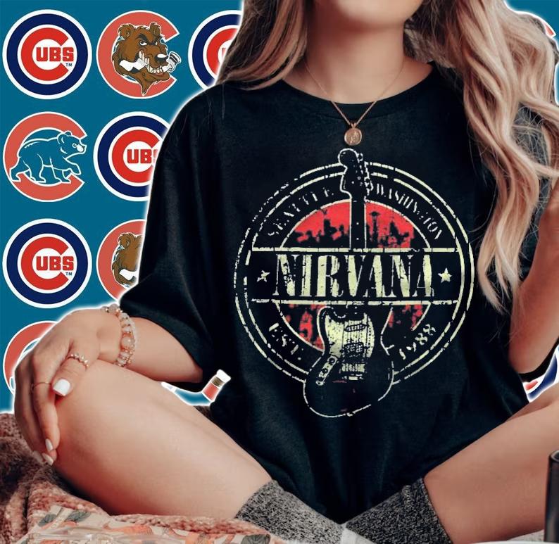 Vintage Nirvanas Art Music Legend 80S 90S Shirt