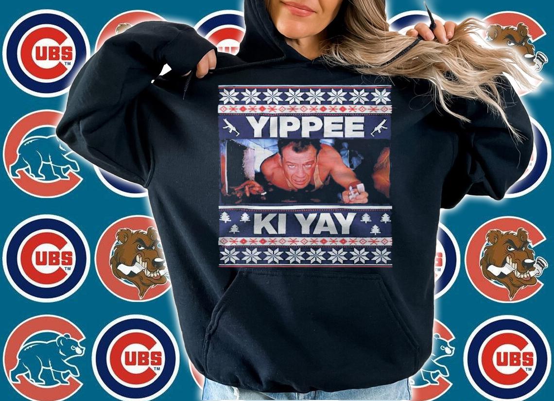 Die Hard Yippee Ki Yay Ugly Christmas Shirt hoodie