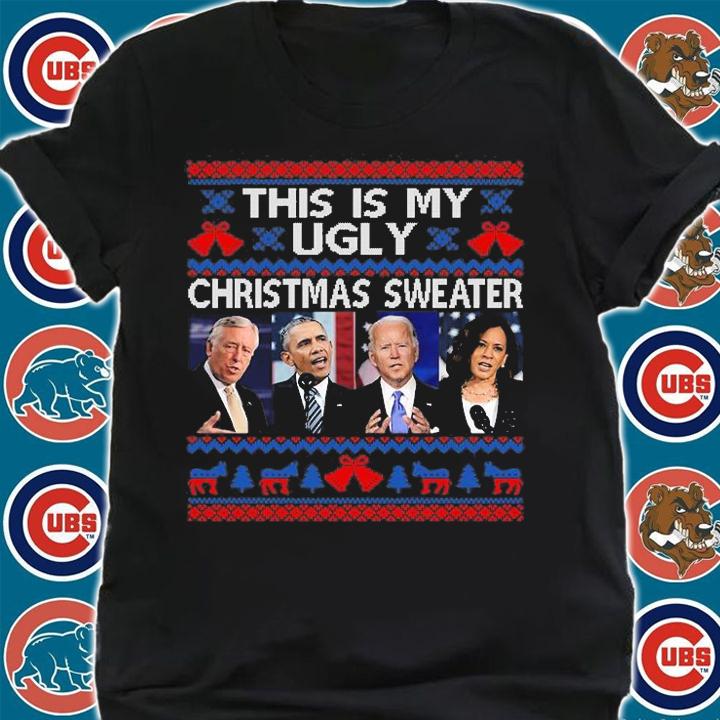Funny Anti Joe Biden This Is My Christmas Xmas Ugly Sweater T-Shirt shirt