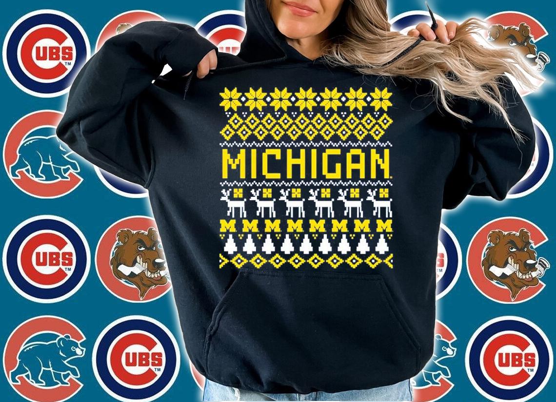 Michigan Wolverines Ugly Holiday shirt hoodie