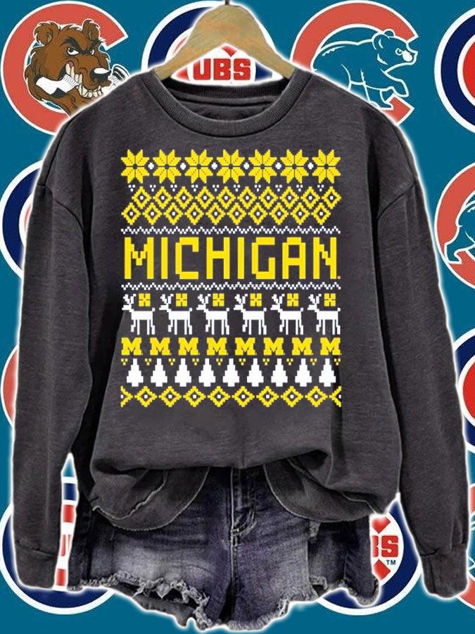 Michigan Wolverines Ugly Holiday shirt sweatshirt