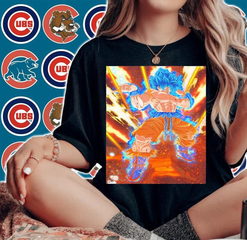 Super Saiyan Blue Goku T-Shirt woman shirt