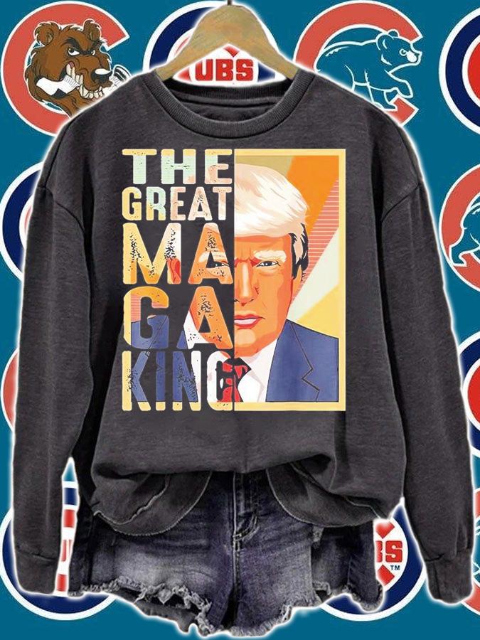 The Great Maga King Trump Ultra Maga King T-Shirt sweatshirt