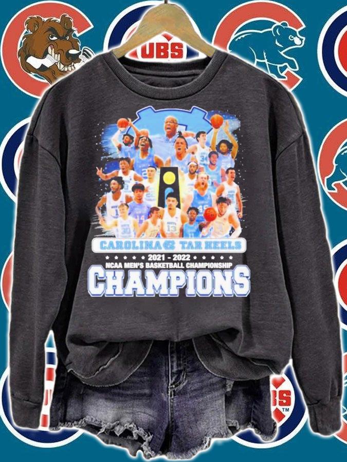 UNC North Carolina Tar Heels 2021-2022 NCAA Men's Basketball National Championship Champions Shirt sweatshirt