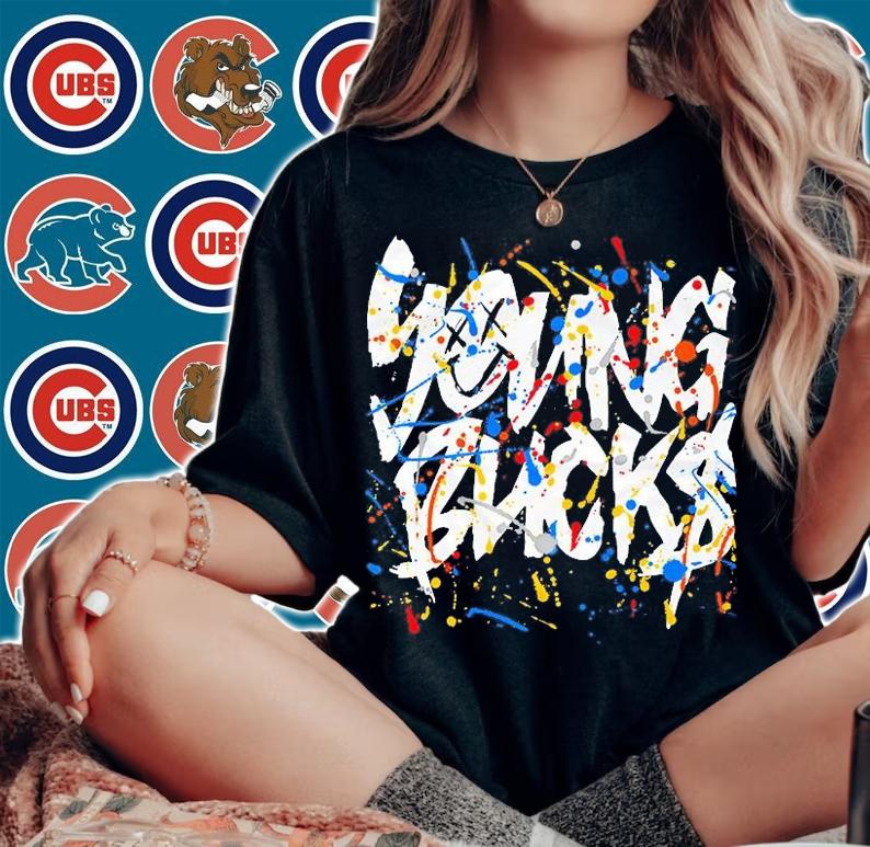 Young Bucks Smile Splatter T-Shirt woman shirt