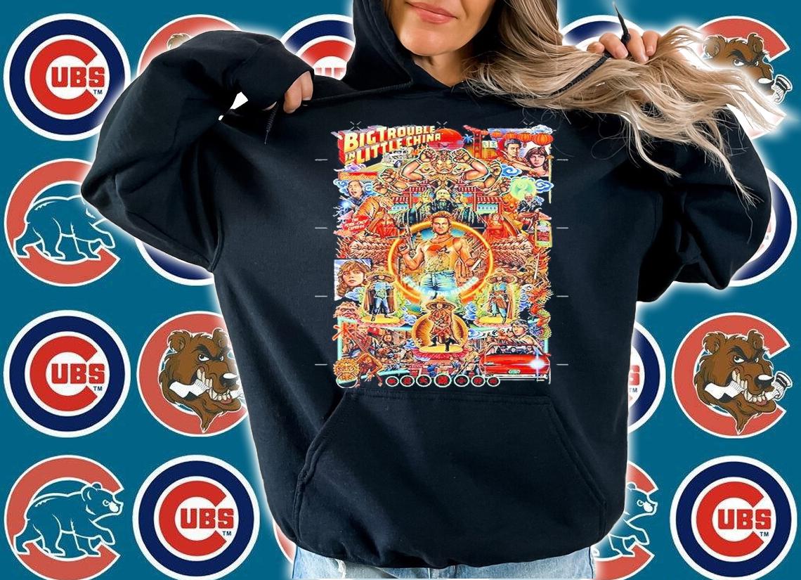 Big Trouble in Little China Kurt Russell Movie Poster T-shirt hoodie