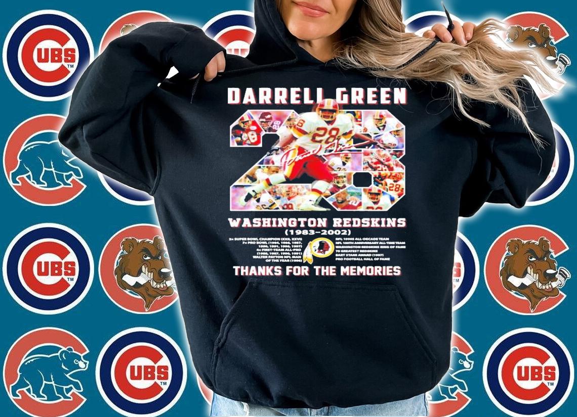 Darrell Green Washington redskins 1983-2002 thanks for the memories shirt